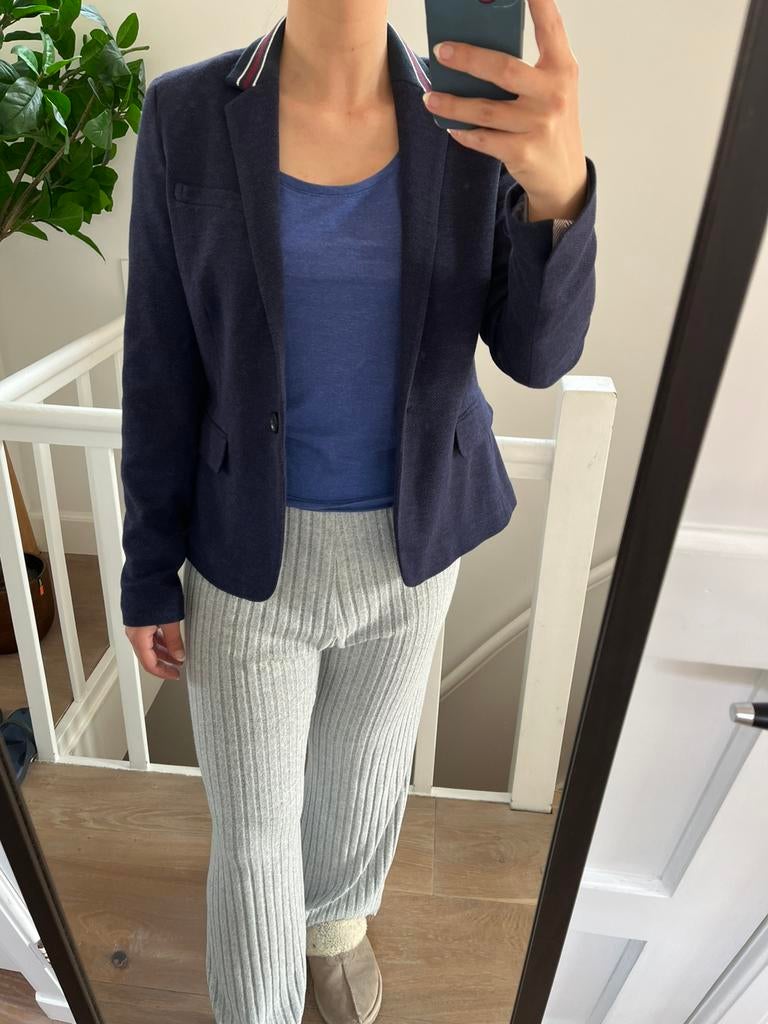 Blauwe blazer / jasje Espirit maat M / 38, Blauw, Zo goed als nieuw, Jasje, Ophalen