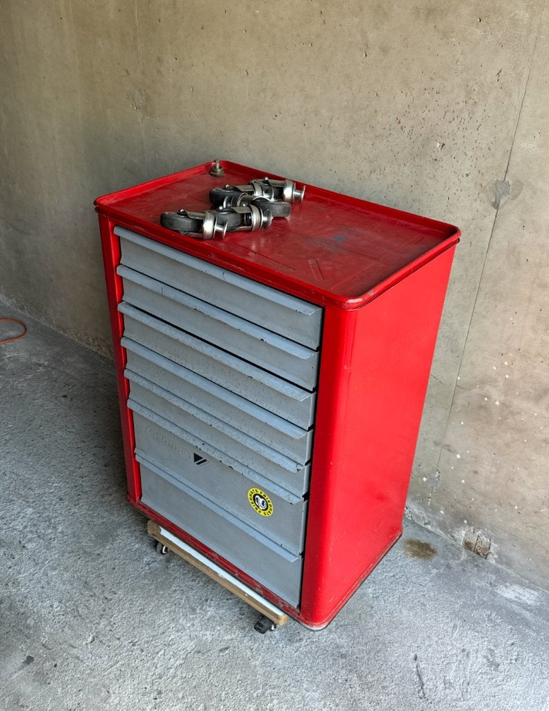 Gedore gereedschapskast met lades - rood, Ophalen, Gebruikt, Gereedschapsopslag, Gedore