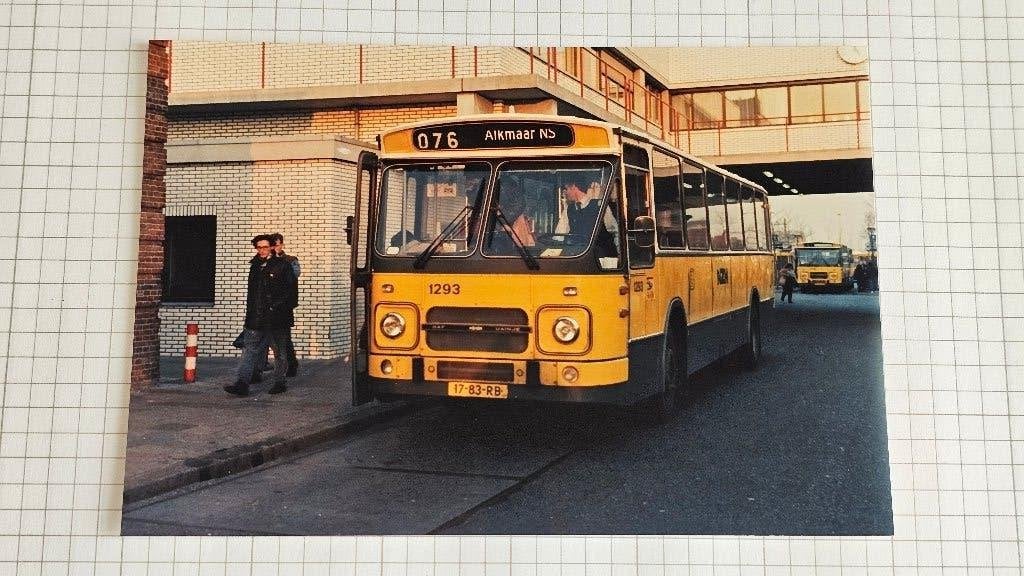 Foto BUS NZH Haarlem 1293, Verzenden, Gebruikt, Bus of Metro, Overige typen
