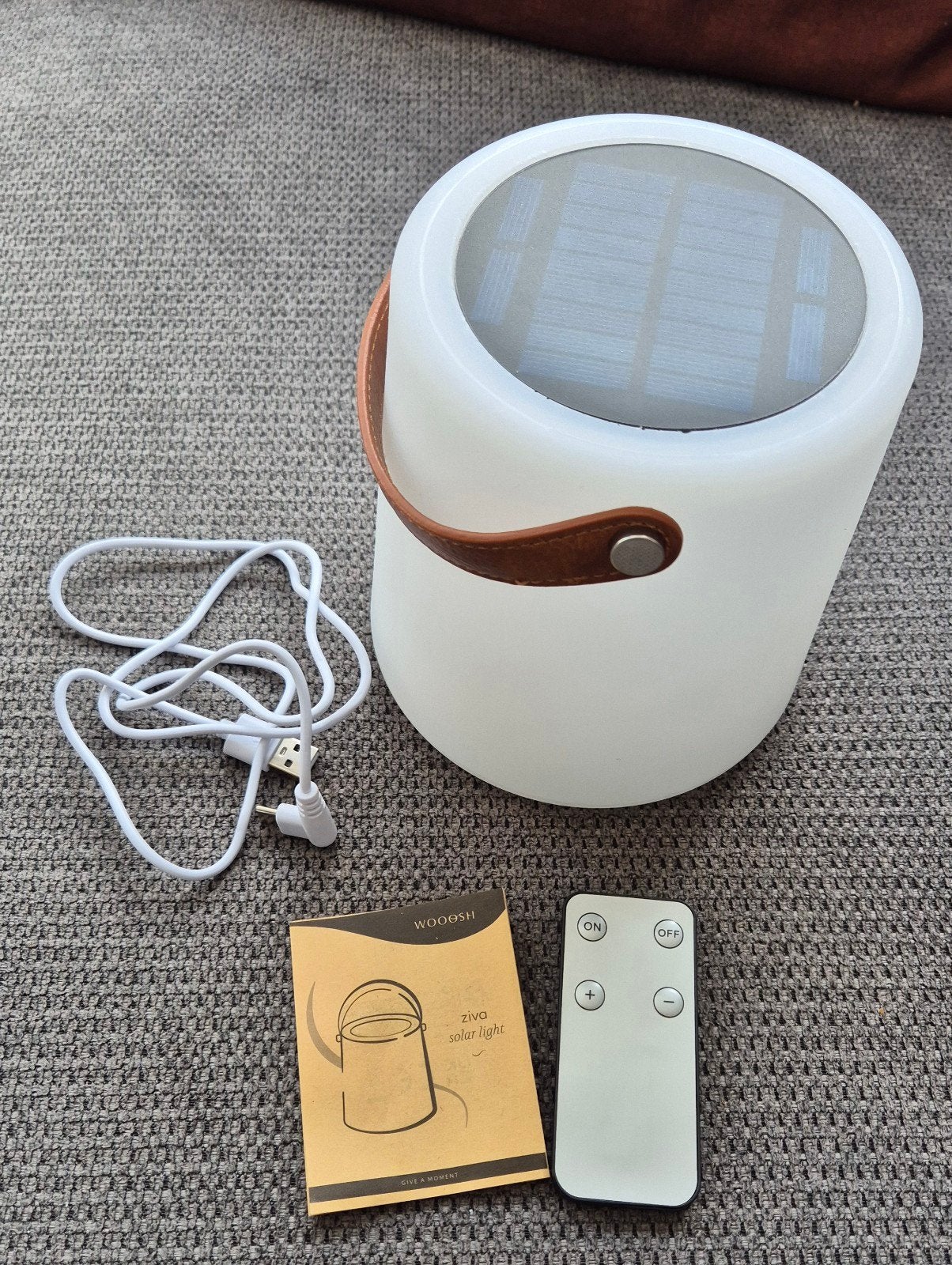 Woosh Ziva Solar Light - Draagbare LED Lamp, Tuin en Terras, Zonne-energie, Kunststof, Minder dan 50 watt, Overige typen