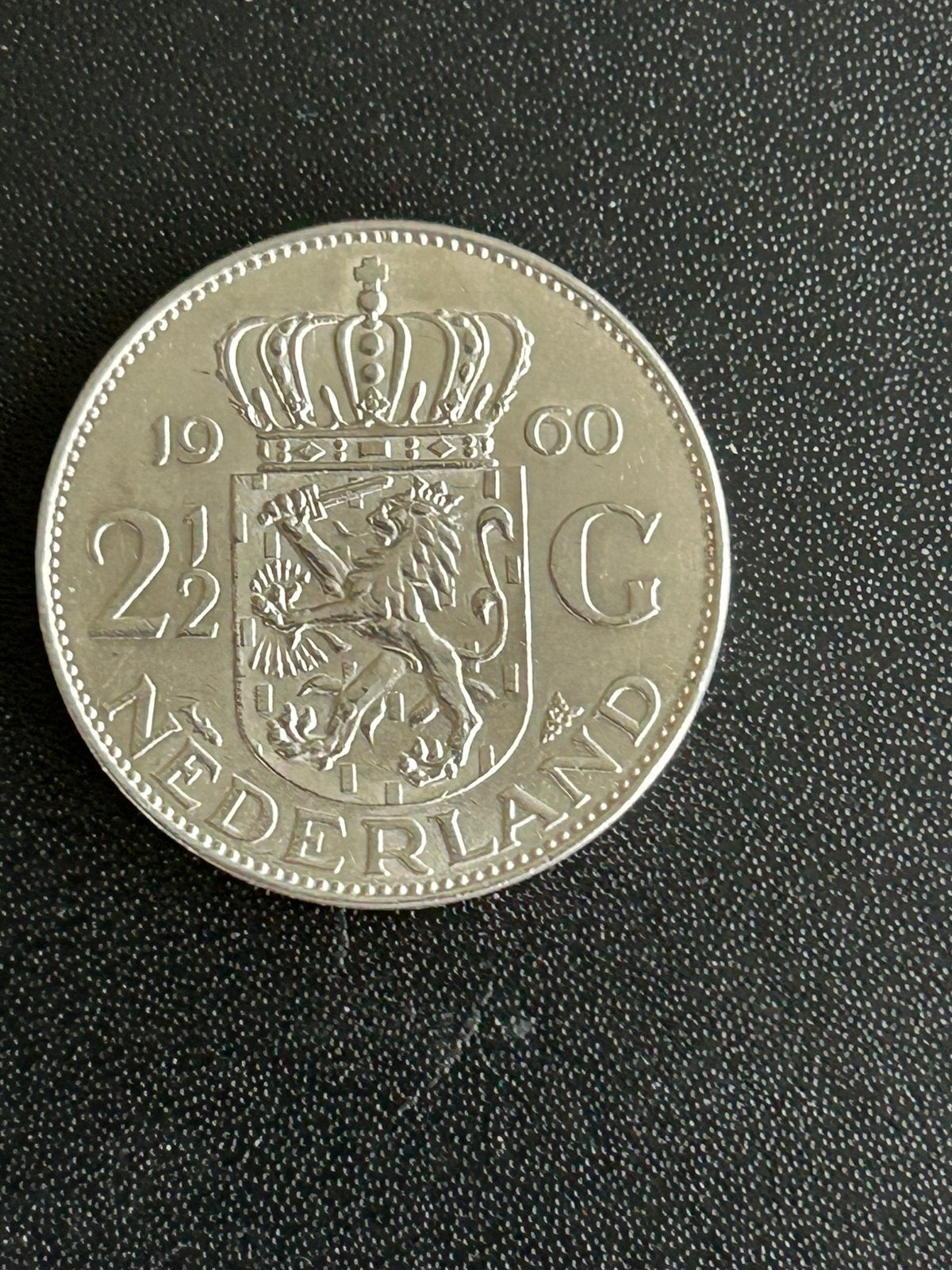 RIJKSDAALDER. 1960. ZILVER SUPER MOOI ., Koningin Juliana, Zilver, Ophalen of Verzenden, Losse munt