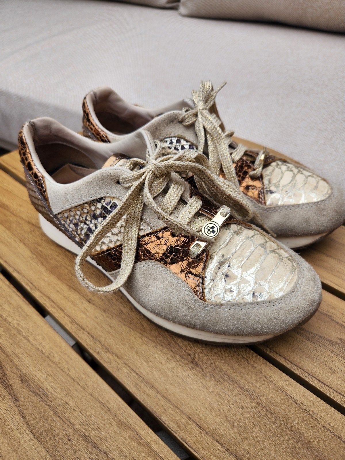 Gino-b sneakers maat 36 met slangenprint, Gino-b, Overige kleuren, Ophalen of Verzenden, Sneakers of Gympen
