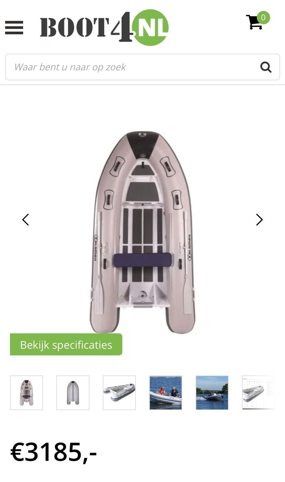 Foto 14 van Talamex Silverline 310 Rubberboot erg netjes