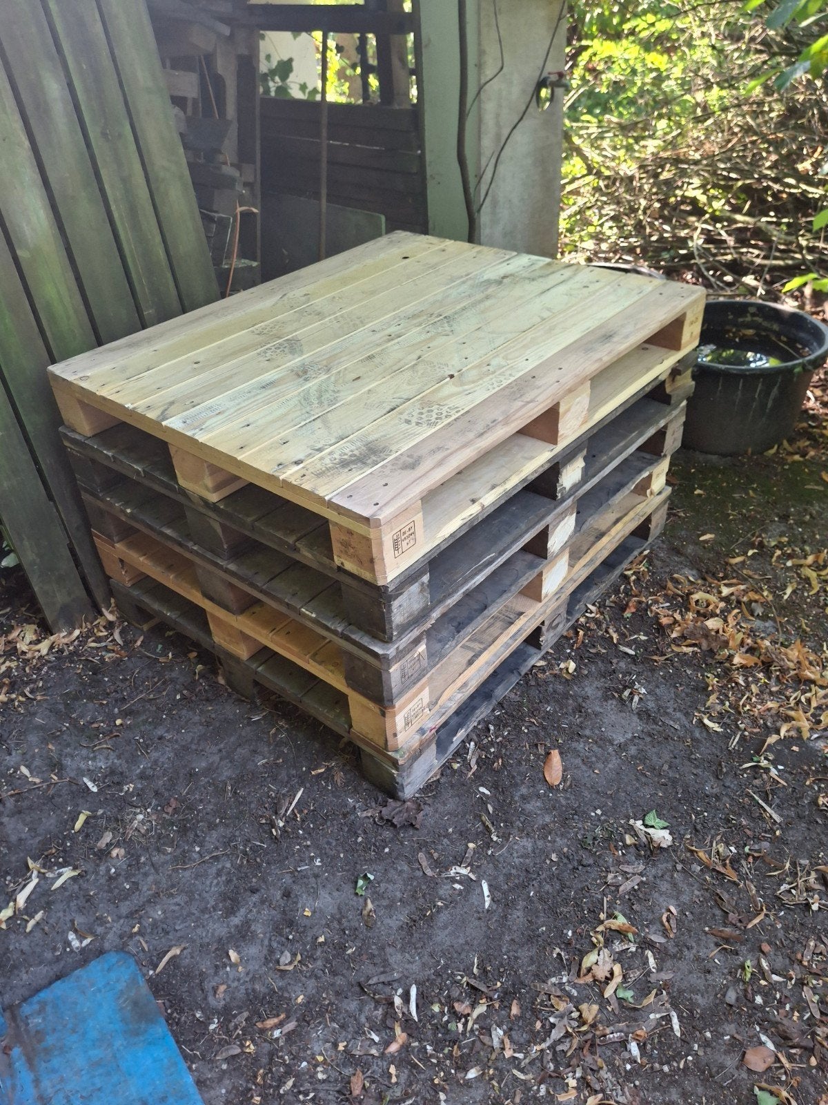 5 ZWARE PALLETS 120 X 100, Tuin en Terras, Ophalen, Hout