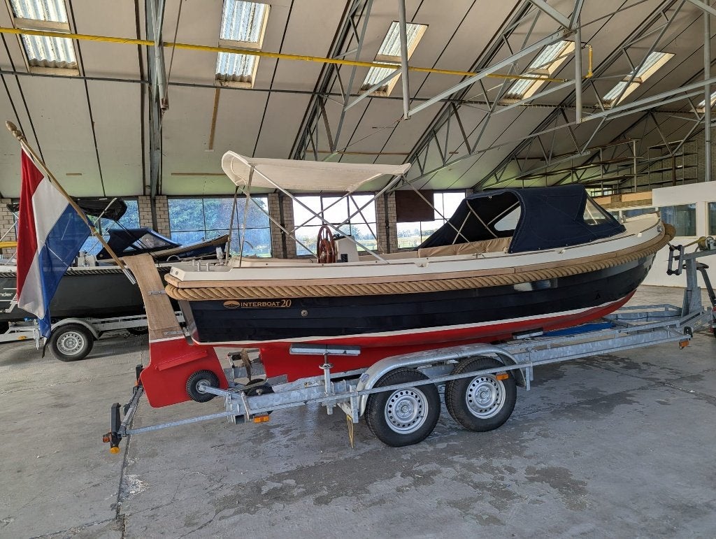 Interboat 20 Vetus 3-cil sloep, Watersport en Boten, Ophalen, Gebruikt, Binnenboordmotor, Interboat