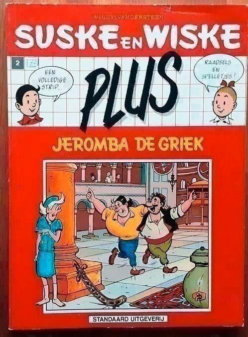 Suske en Wiske plus 2 Jeromba de griek - Vandersteen 1993, Eén stripboek, Ophalen of Verzenden, Zo goed als nieuw