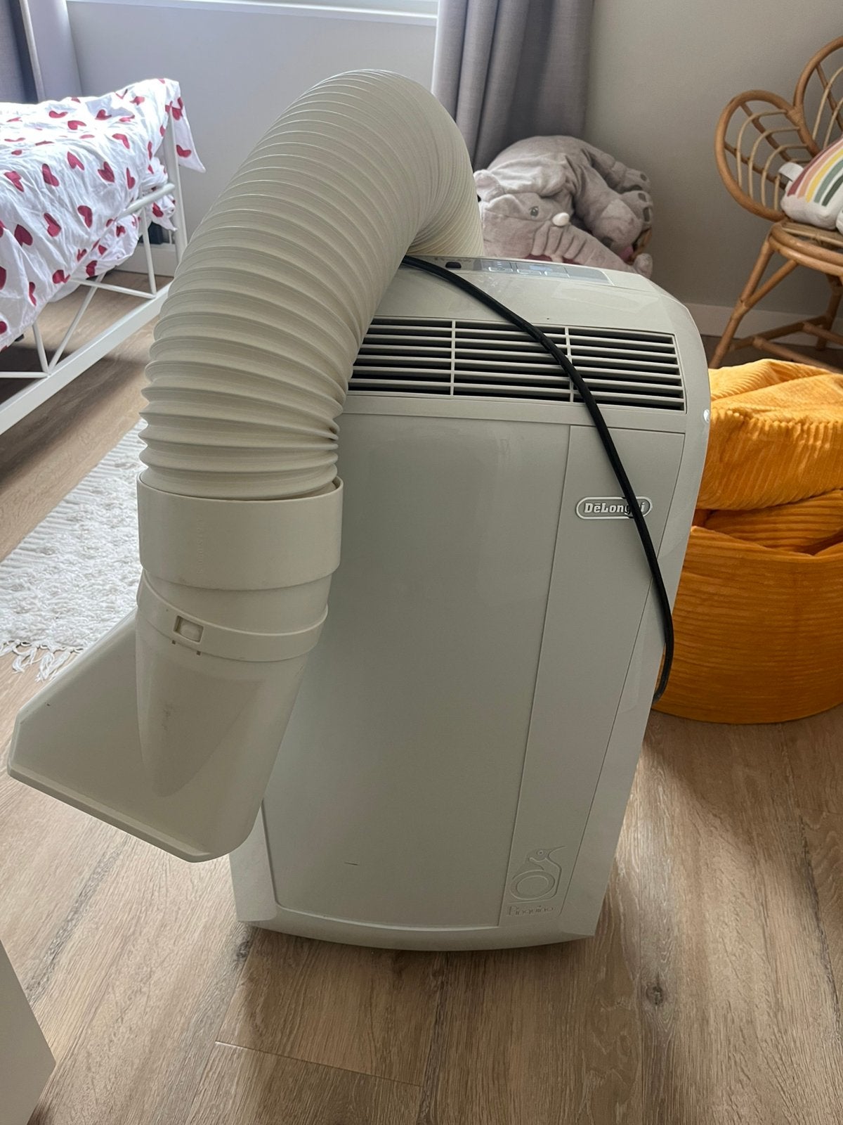 Delonghi airco, Witgoed en Apparatuur, Ophalen, Minder dan 60 m³, 3 snelheden of meer, Zo goed als nieuw