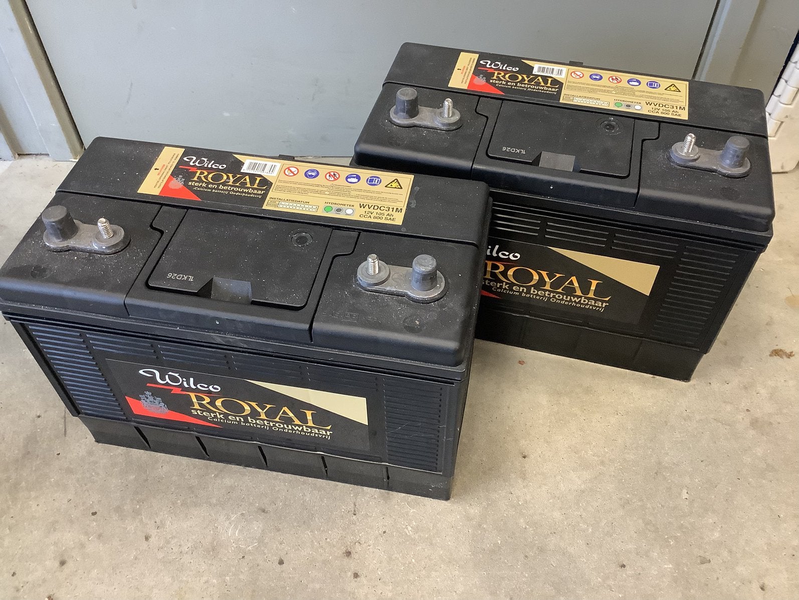 Accu’s Wilco Royal 105 Ah 100% Goed