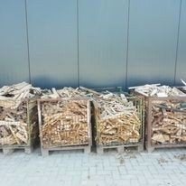 Brandhout/haardhout/ buitenkachelhout/diverse houtsoorten, Tuin en Terras, 3 tot 6 m³, Ophalen, Overige houtsoorten, Blokken