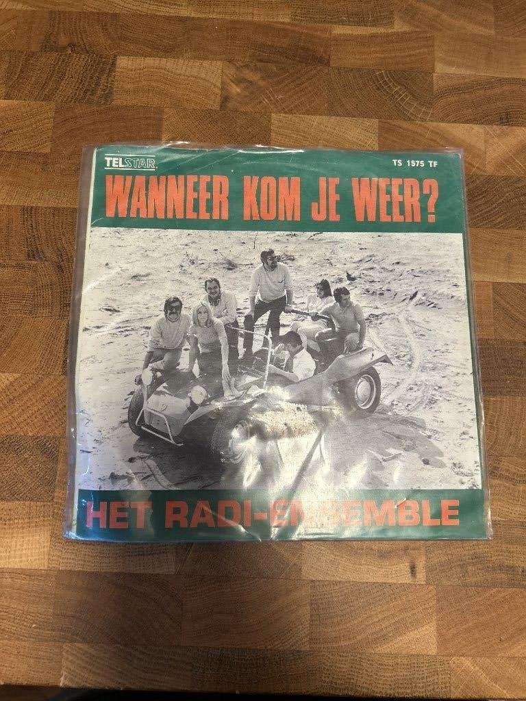 Het Radi Ensemble Wanneer kom je weer? single, Cd's en Dvd's, Vinyl | Nederlandstalig, Ophalen of Verzenden, Gebruikt, Overige formaten