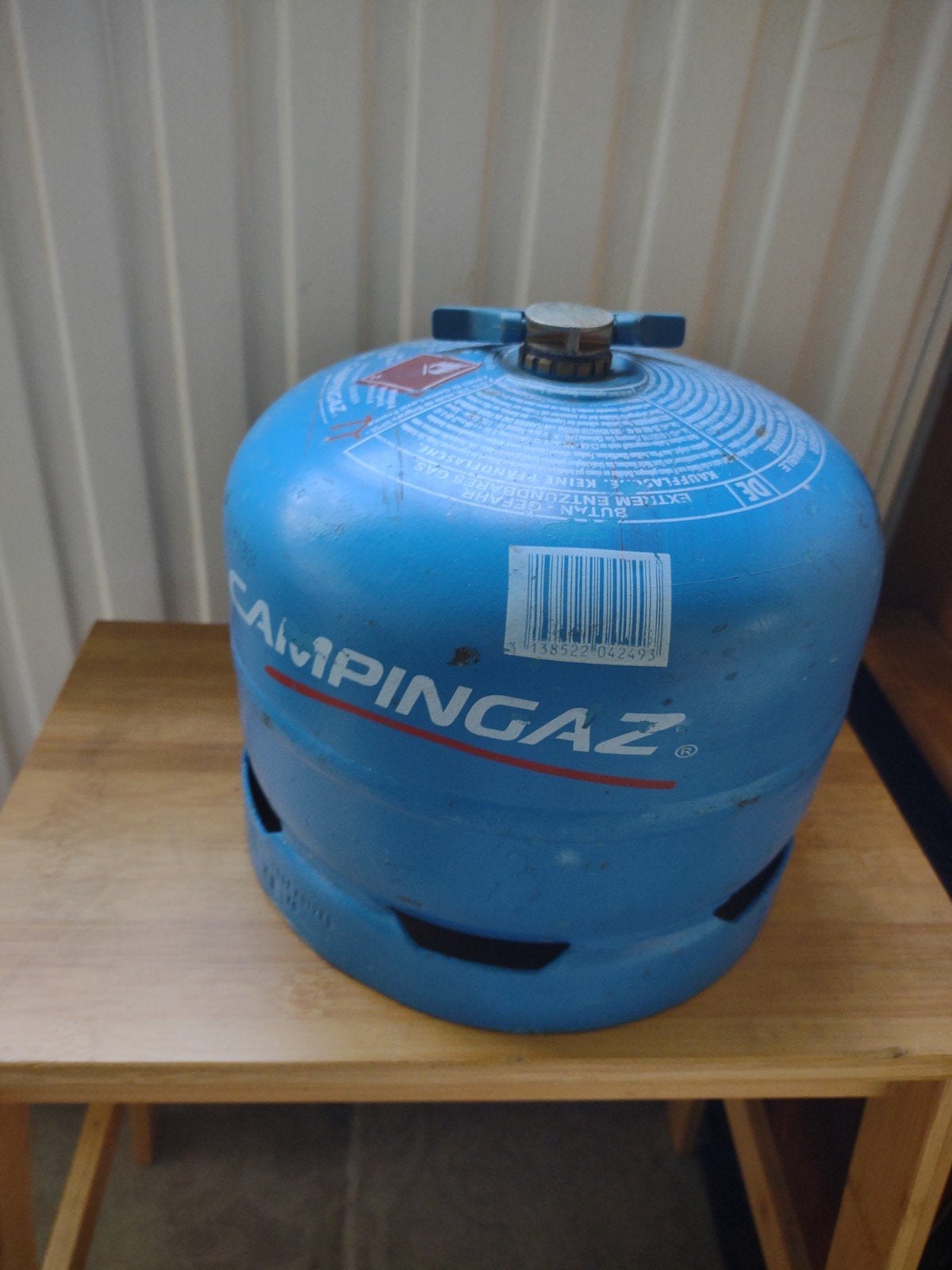 camping gas, Ophalen, Zo goed als nieuw