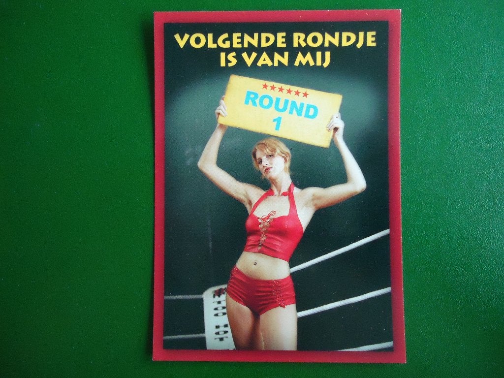 (789) Erotisch getinte kaart, Verzamelen, Verzenden, 1980 tot heden, Ongelopen, Overige thema's