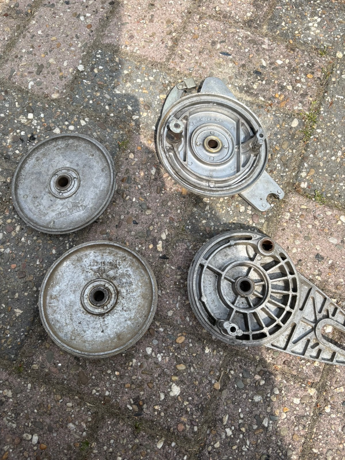 Zundapp 433 wielplaten, Ophalen of Verzenden, Zo goed als nieuw