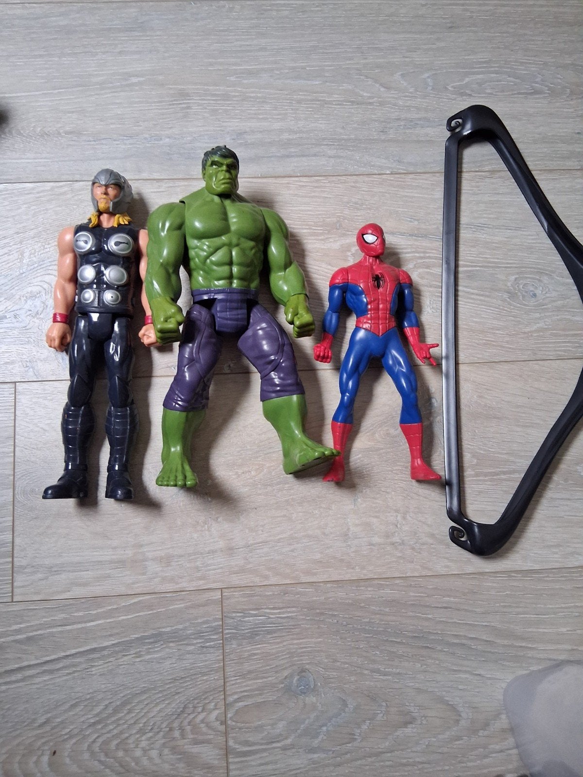 Marvel actiefiguren: Thor, Hulk en Spider-Man, Ophalen of Verzenden, Gebruikt