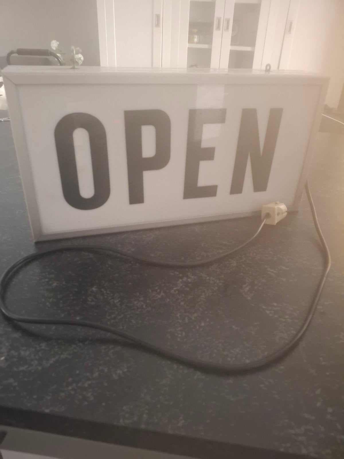 Lichtbak 'OPEN' - Reclamebord, Ophalen of Verzenden