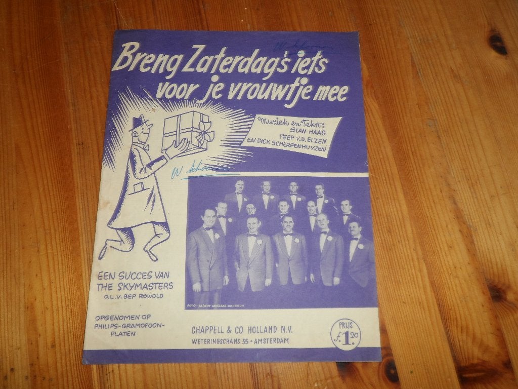 Breng zaterdag's iets voor je vrouwtje mee - the skymasters, Gebruikt, Gitaar, Ophalen of Verzenden, Artiest of Componist