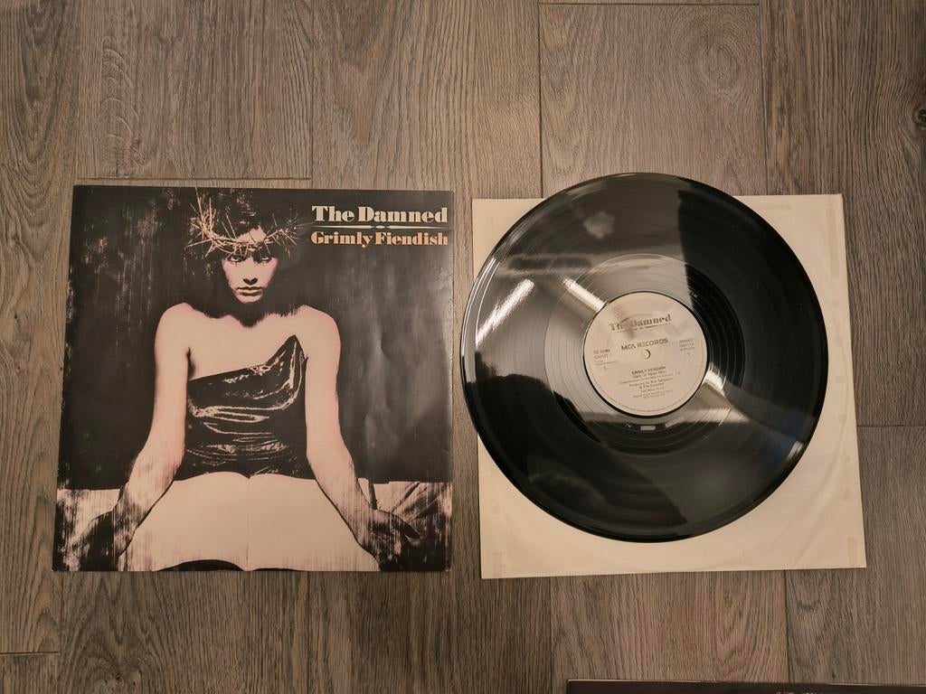 12" the damned grimly fiendish, Ophalen of Verzenden, Zo goed als nieuw, 12 inch, Maxi-single