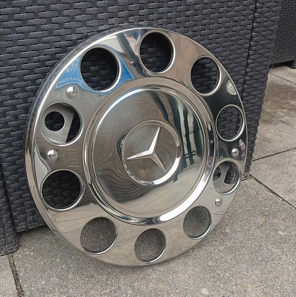 Mercedes-Benz wieldop / naafdop (rvs), Ophalen of Verzenden, Gebruikt