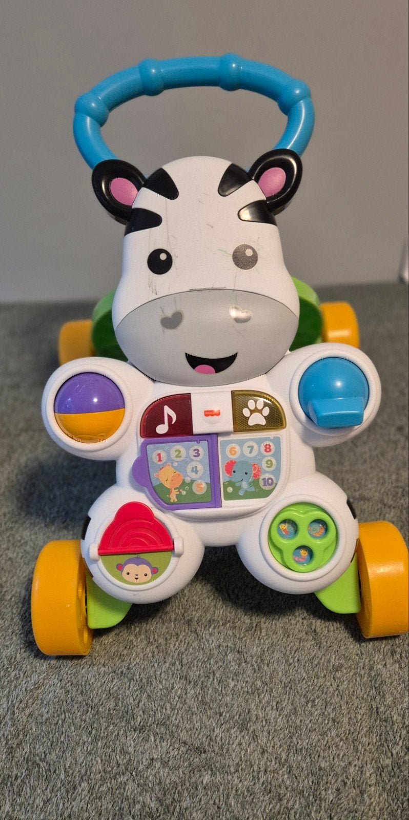 Fisher-Price Zebra Loopwagentje met Geluid en Licht, Ophalen