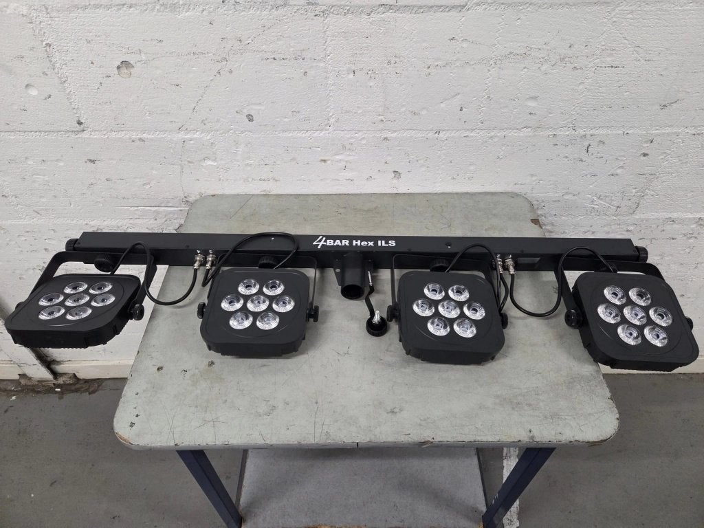 Chauvet 4BAR Hex ILS – Complete Lichtset met Draagtas, Ophalen, Zo goed als nieuw, Licht, Geluidgestuurd