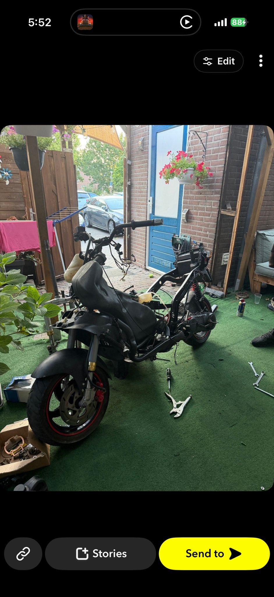 Gilera Runner 70cc Brom, Ophalen, Gebruikt, Overige typen, Gilera