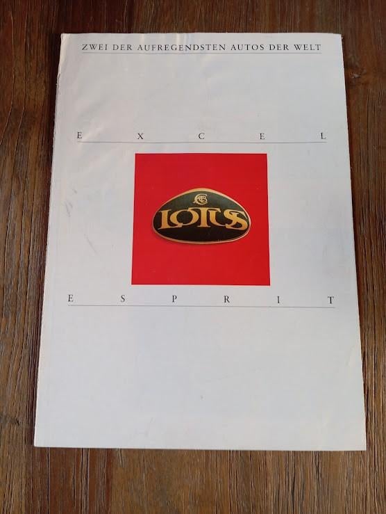 Lotus Excel / Esprit Turbo HC 8 pag., Verzenden, Zo goed als nieuw, Overige merken