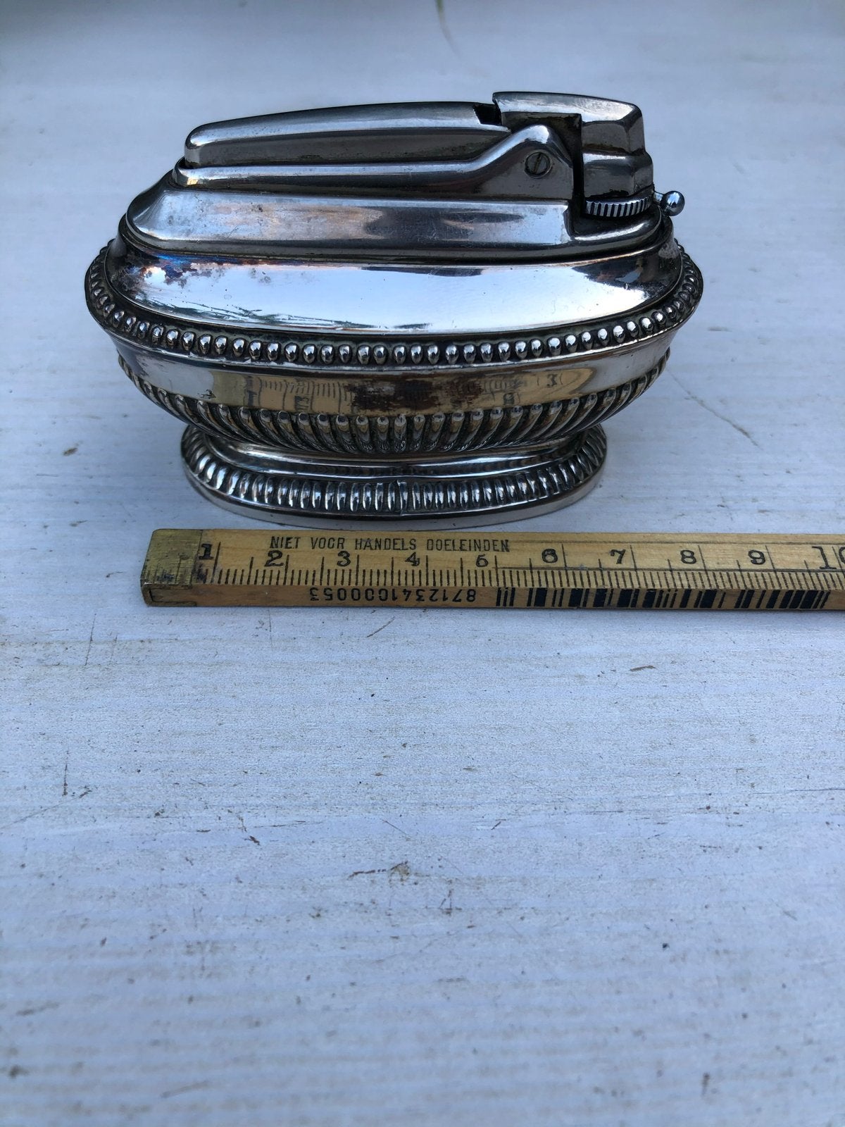 Vintage Ronson aansteker - Frankrijk - Decoratief object, Ophalen of Verzenden, Gebruikt, Aansteker