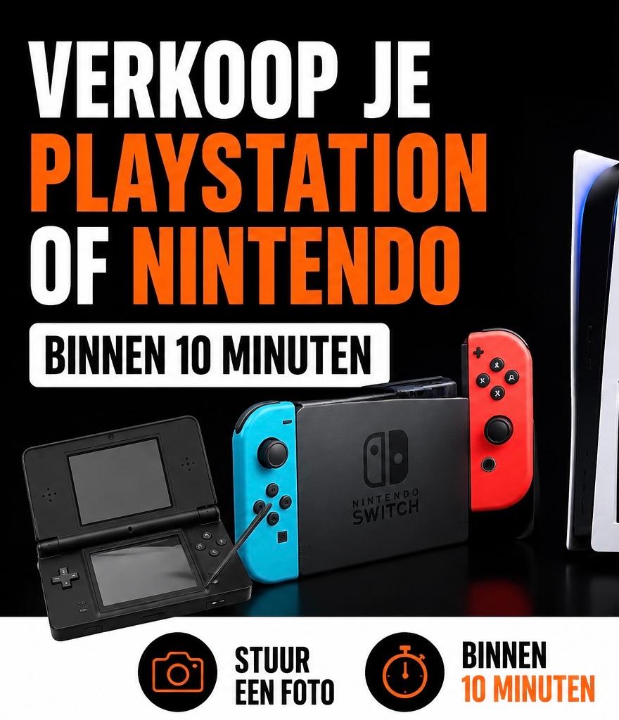 Verkoop je Nintendo Switch, 2DS, 3DS binnen 10 minuten, Spelcomputers en Games, Ophalen of Verzenden, 3DS