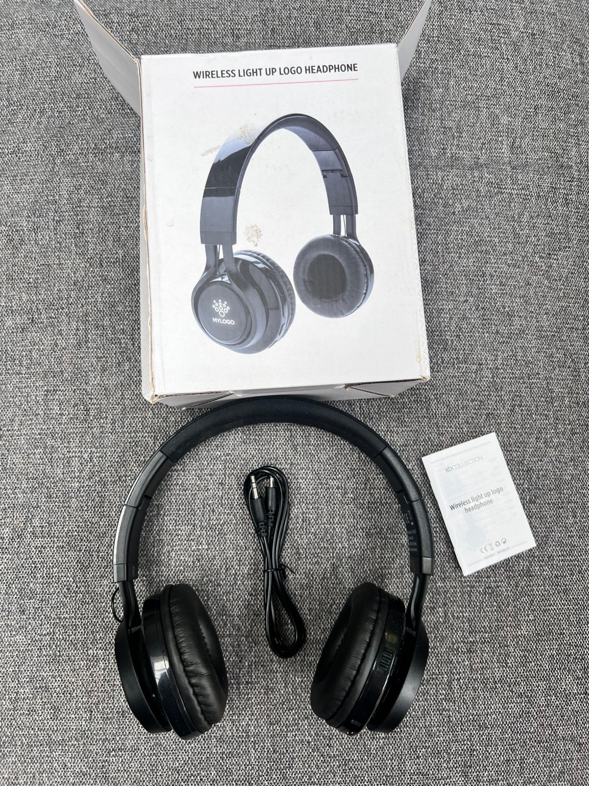 NIEUW IN DOOS MYLOGO DRAADLOOS KOPTELEFOON HEADSET, Computers en Software, Headsets, Gaming headset, Nieuw, On-ear, Ophalen of Verzenden