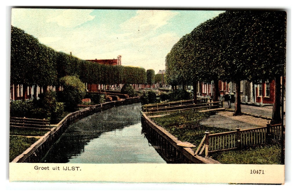 IJlst, Groet uit. Uitg. Nauta 10471. Opruimingskaart, Verzenden, Voor 1920, Ongelopen, Friesland