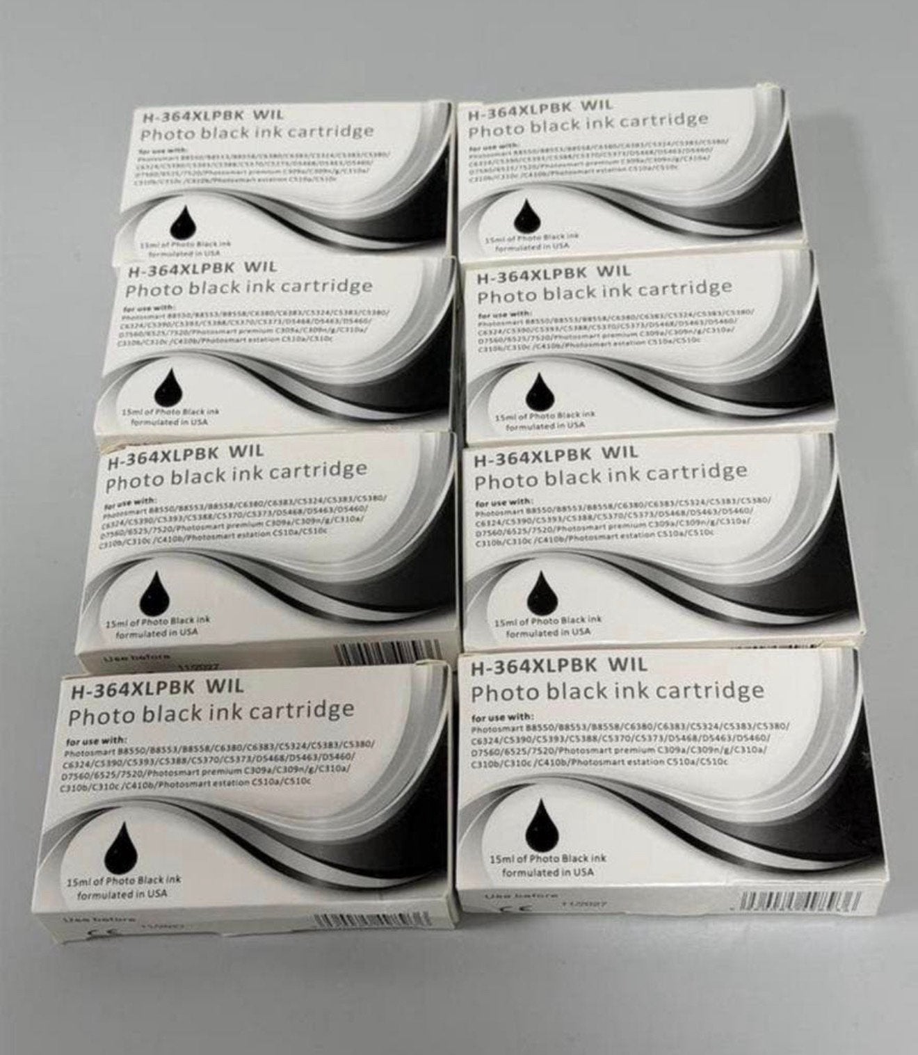 8x HP 364XL Photo Black inktcartridge nieuw 11-2027 huismerk, Computers en Software, Printerbenodigdheden, Nieuw, Ophalen of Verzenden