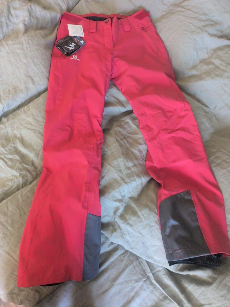 Nieuwe Salomon ski-/snowboardbroek roze, maat S, Kleding | Dames, Broek, Salomon, Nieuw, Ophalen of Verzenden