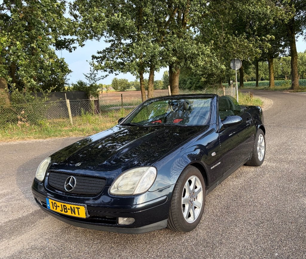 Mercedes-Benz SLK 2.3 Slk230 Kompr Roadster AUT 1997 Zwart, Auto's, Mercedes-Benz, Particulier, SLK, ABS, Airbags, Airconditioning