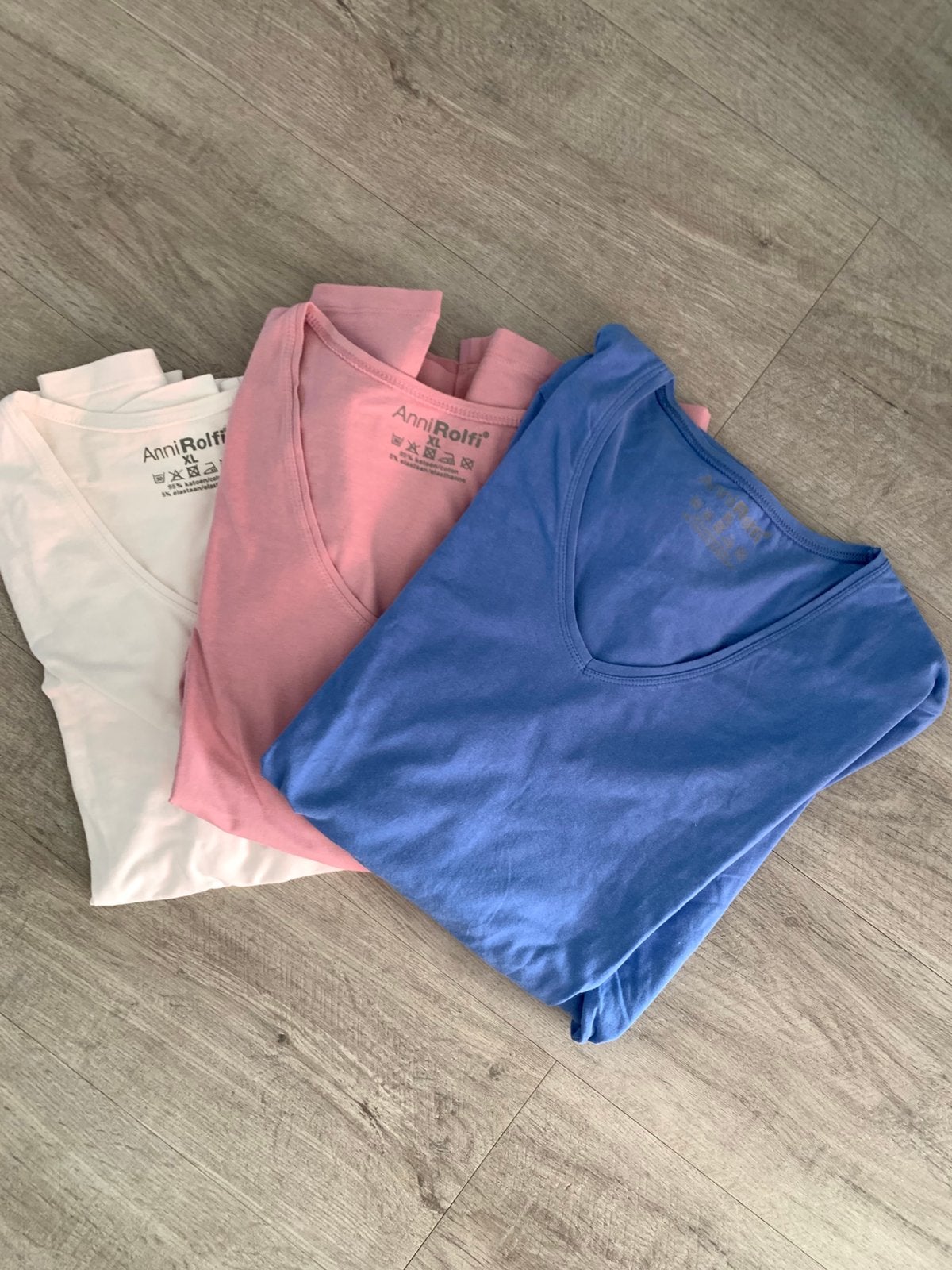 3 Anni Rolfi longsleeves, Ophalen of Verzenden, Zo goed als nieuw, Maat 46/48 (XL) of groter, Korte mouw