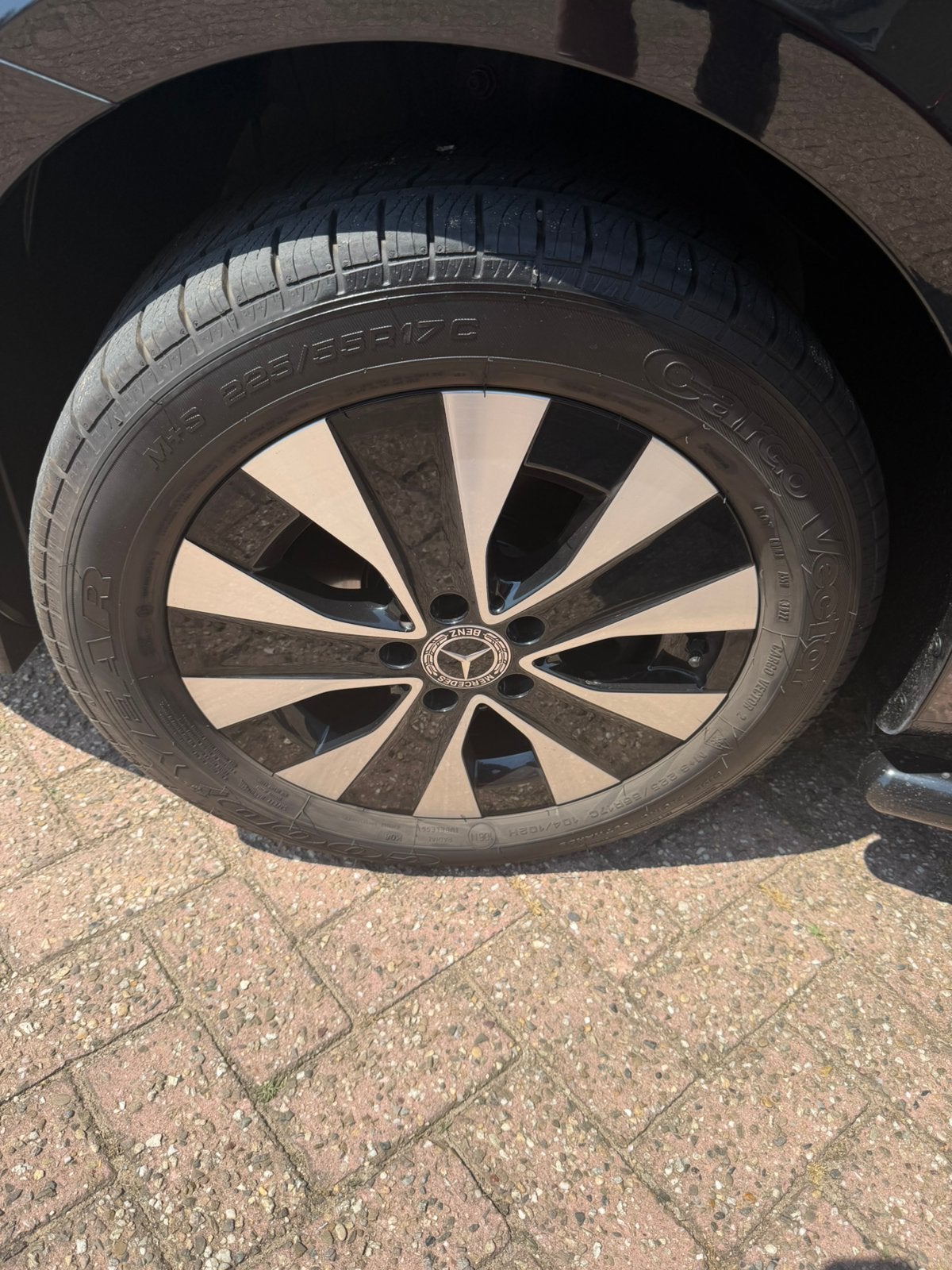 Orginele set  vito v-klasse velgen met 4 seizoenen banden, Auto-onderdelen, Ophalen, Bestelwagen, Banden en Velgen, 17 inch