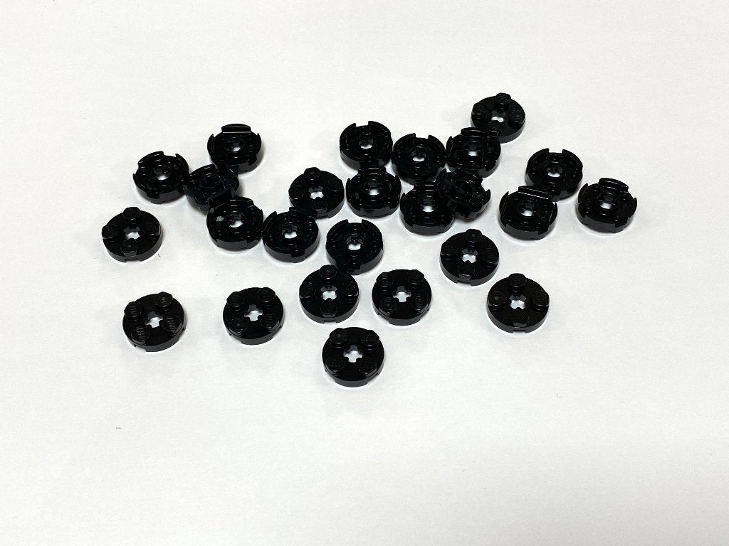 Partij 25x nieuwe ronde 2x2 lego plaatjes in diverse kleuren, Overige thema's, Lego, Nieuw, Ophalen of Verzenden