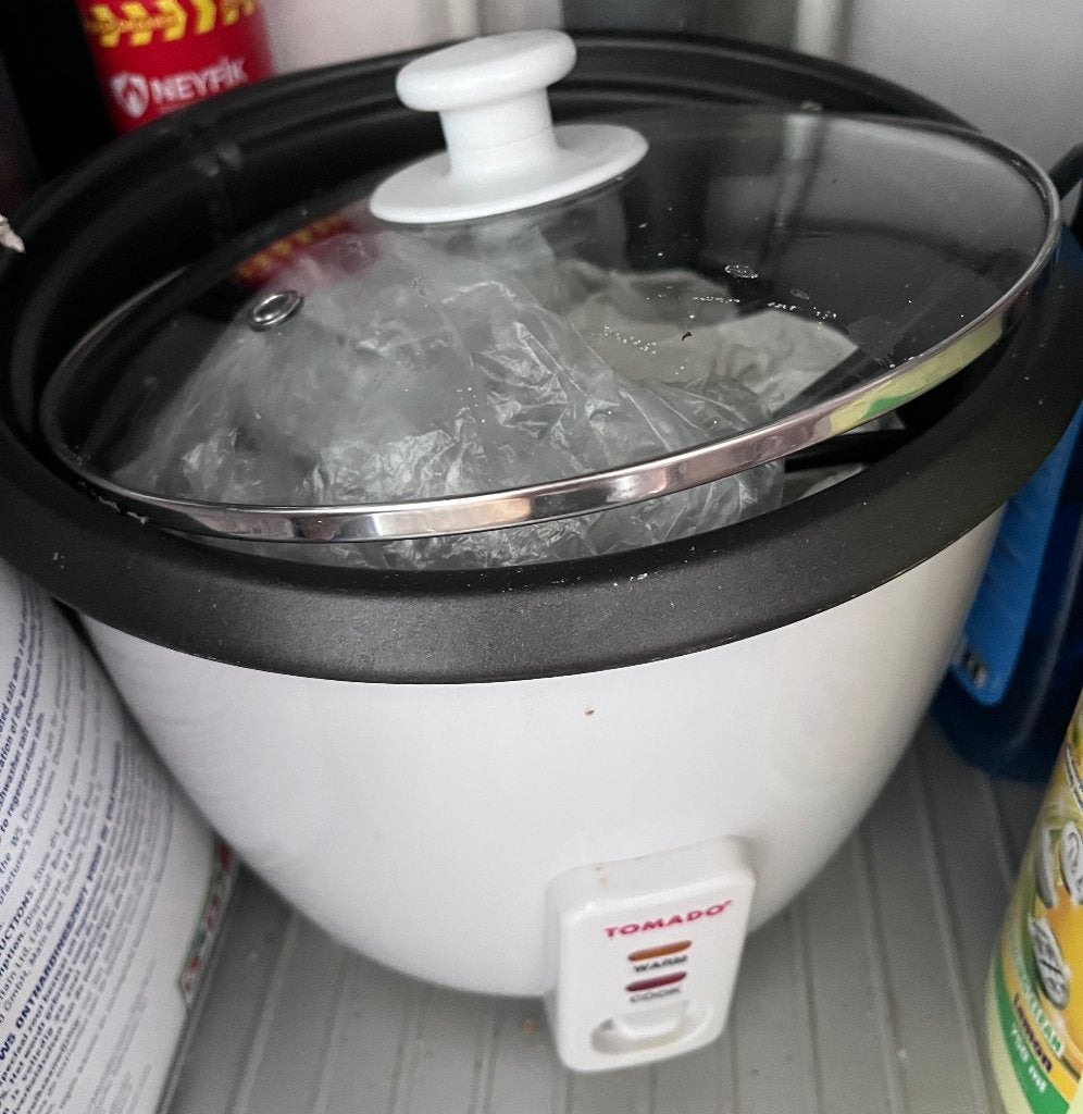 Rice cooker, Ophalen, Zo goed als nieuw