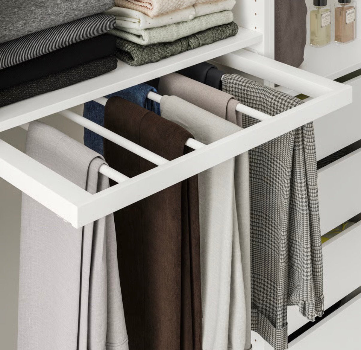 Ikea komplement broekhanger 75 x 58, Ophalen of Verzenden, Zo goed als nieuw