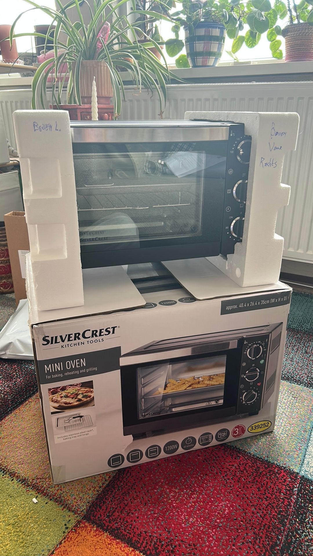 Silvercrest mini oven keuken apparaat, Ophalen, Zo goed als nieuw, Minder dan 45 cm