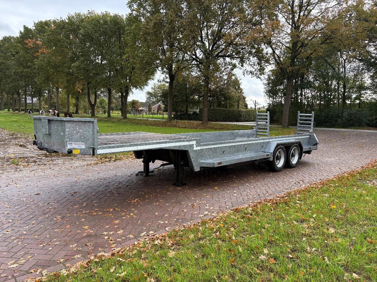 kuiper Be oplegger kuip dieplader 8.5 TON (bj 2011), Auto's, Vrachtwagens, Overige brandstoffen, Origineel Nederlands, Bedrijf