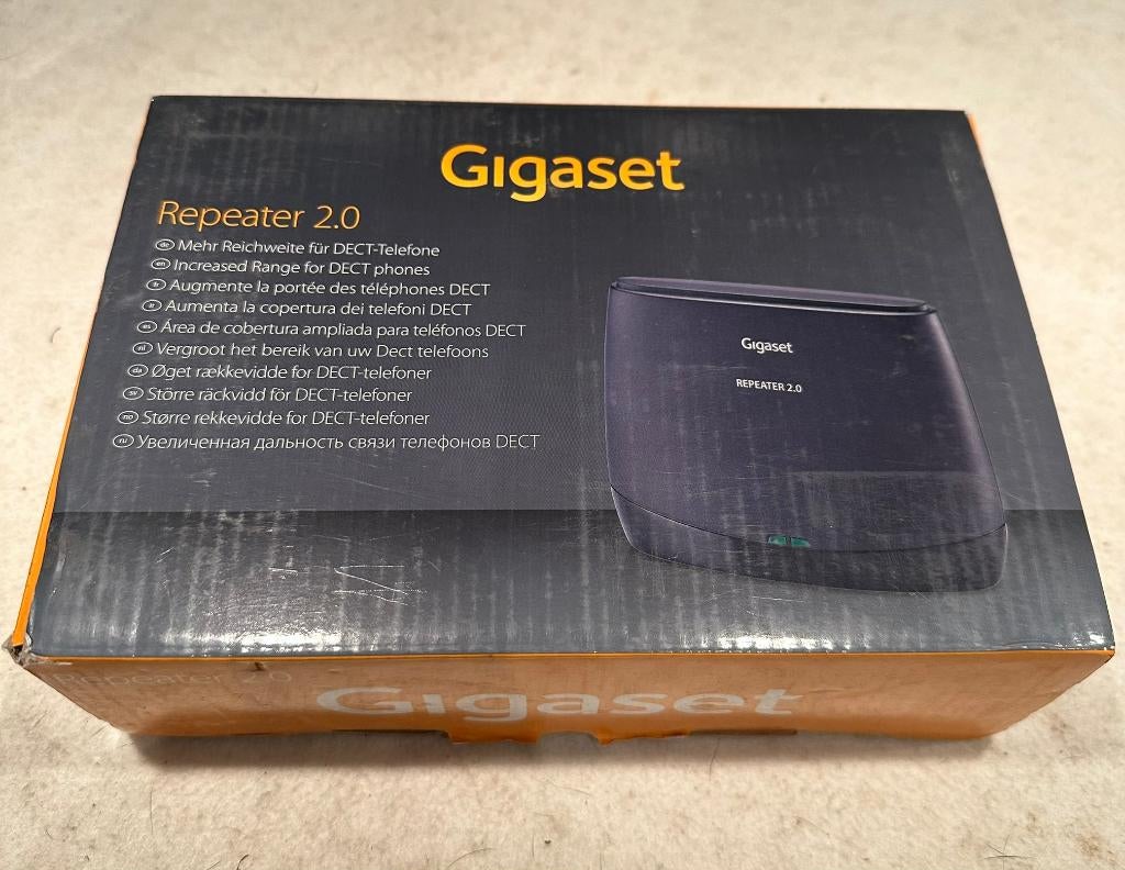 Gigaset Repeater 2.0 – Nieuw in doos (DECT bereikvergroter), Ophalen of Verzenden, Nieuw, 1 handset