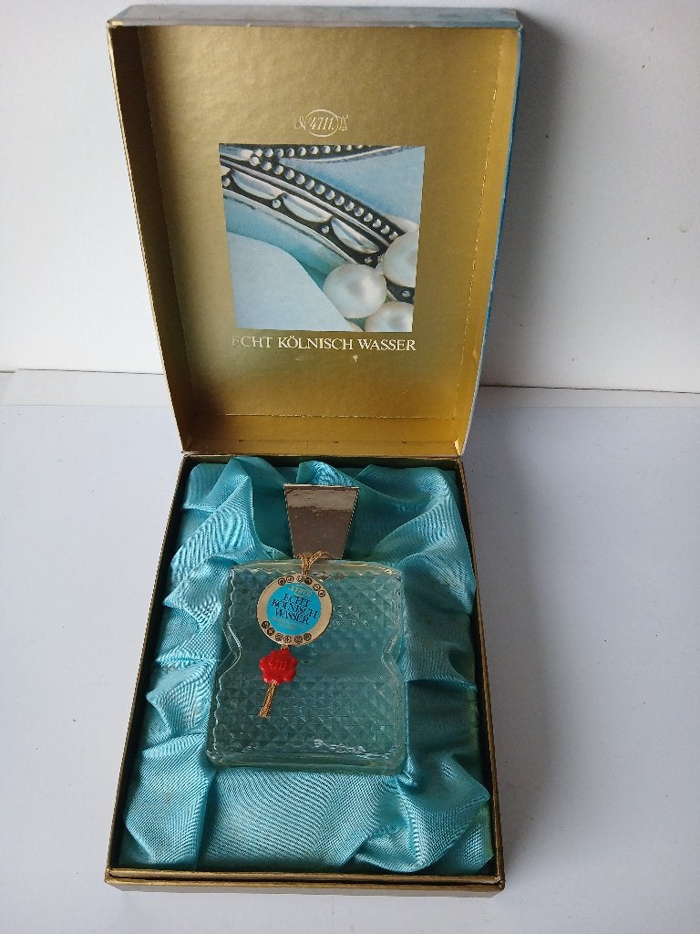 VINTAGE !!! Luxe karaff 4711 Echt Kölnisch Wasser, Verzenden, Nieuw, Parfumfles, Gevuld