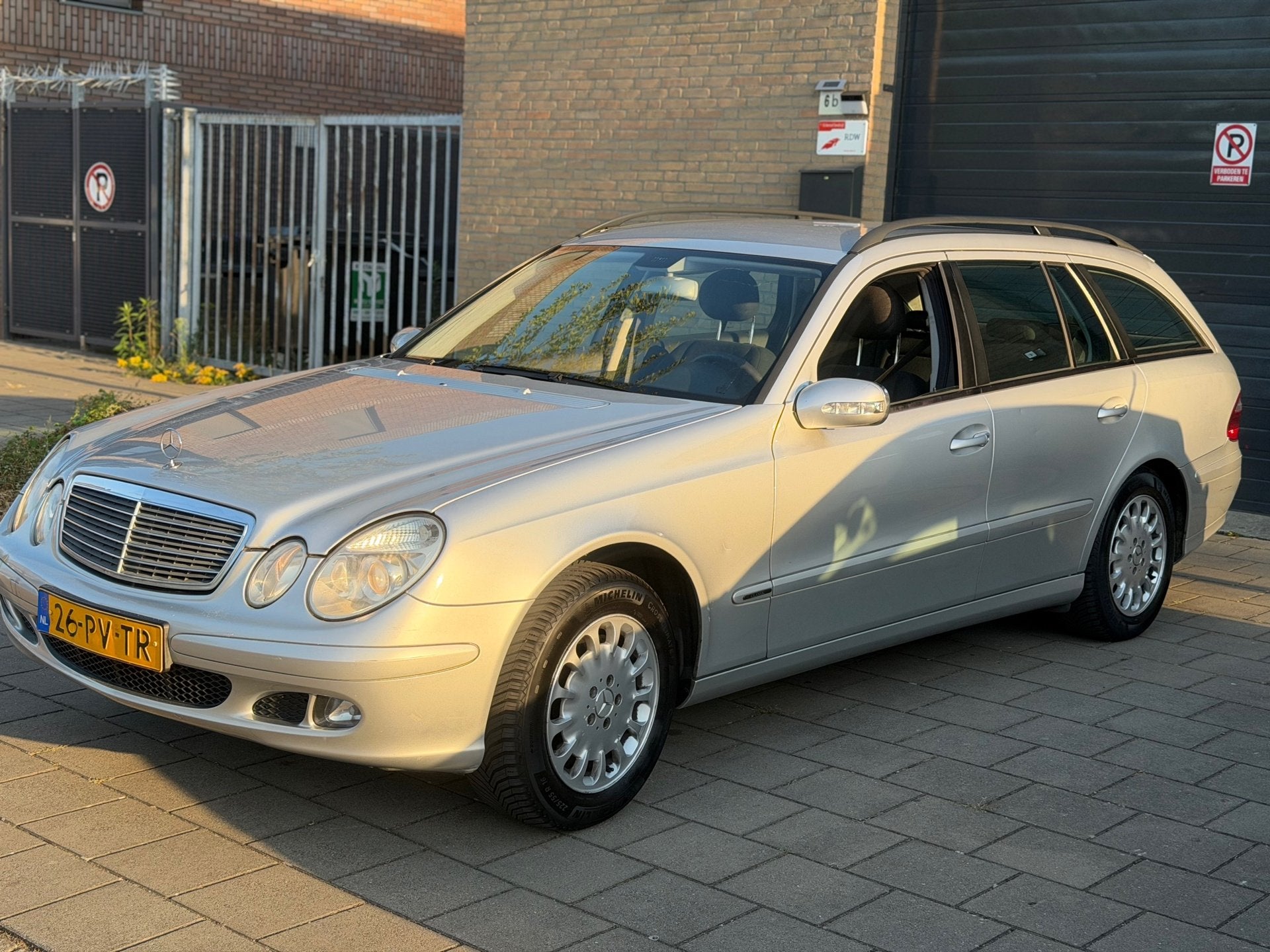 Mercedes-Benz E-klasse Combi 200 K. Classic Apk Airco, Auto's, Gebruikt, 4 cilinders, 163 pk, Handgeschakeld