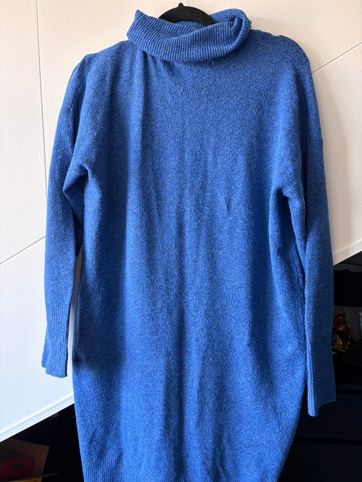 Vero Moda Blauwe Coltrui Jurk Maat M, Maat 38/40 (M), Gedragen, Boven de knie, Verzenden