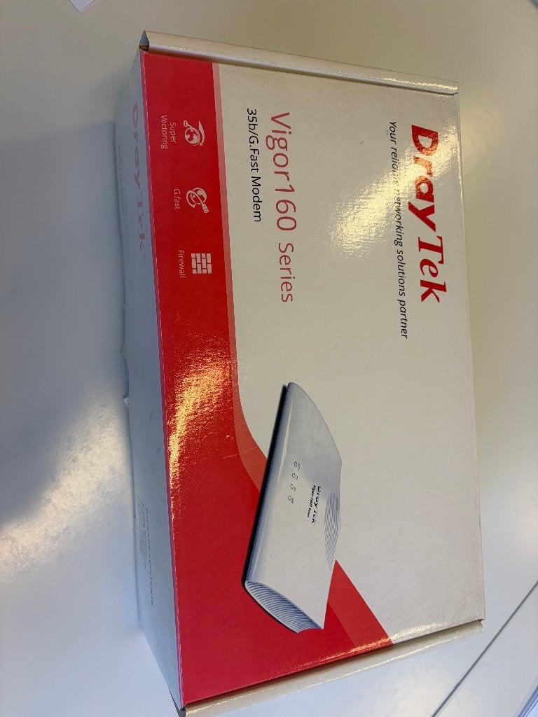 Modem DrayTek Vigor 160 NIEUW IN DOOS, Computers en Software, Ophalen of Verzenden, Nieuw, Router met modem, DrayTek Vigor