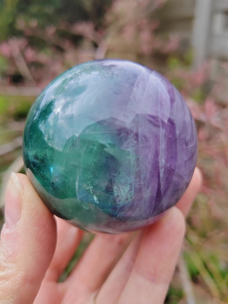 Fluoriet bol 55 mm, Ophalen of Verzenden, Mineraal
