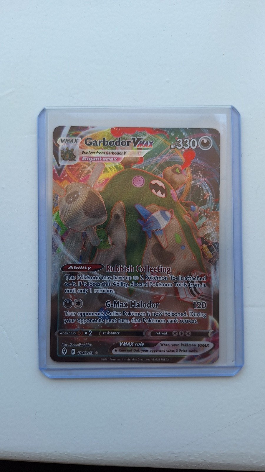Garbodor Vmax, Ophalen of Verzenden, Nieuw, Losse kaart, Foil
