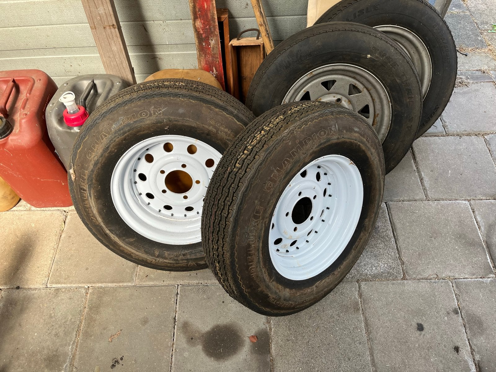 Trailerbanden Loadride B78-13 met velg, Auto-onderdelen, Vrachtwagen-onderdelen, Ophalen, Gebruikt, Overige merken