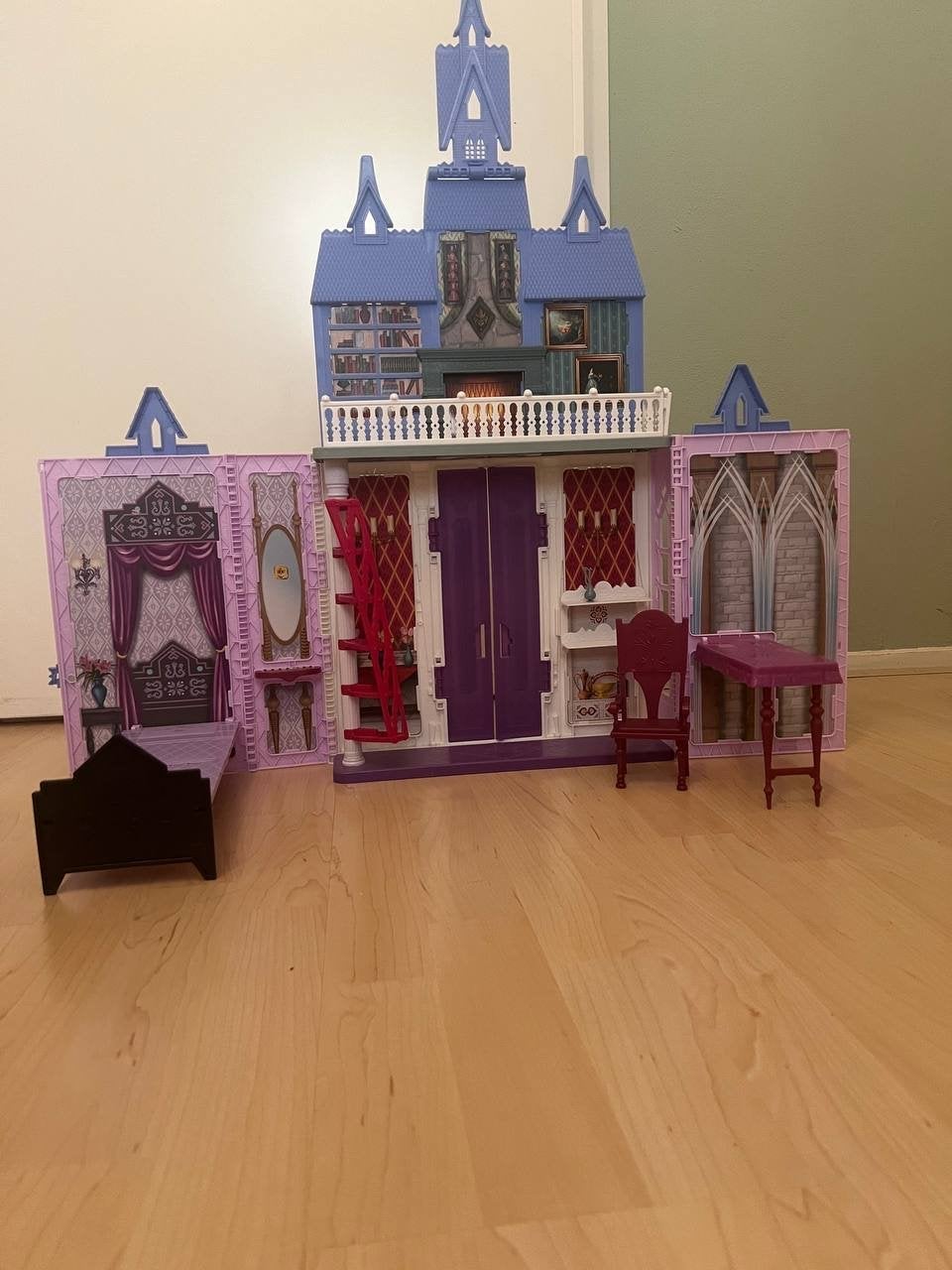 Disney Frozen Kasteel Arendelle - Inklapbaar Speelhuis, Ophalen, Gebruikt, Meisje