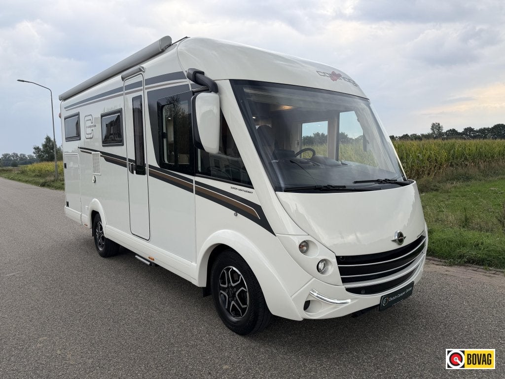 Carthago C-Compactline 141 LE, ALKO chassis, Light weight,, Caravans en Kamperen, Koelkast, Ringverwarming, Fiat, 6 tot 7 meter